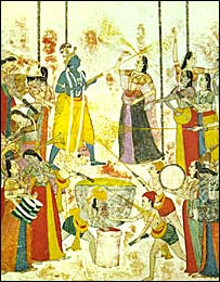 कृष्ण राधा की होली